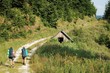 Shelter refuge hut in nature