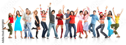 Happy people