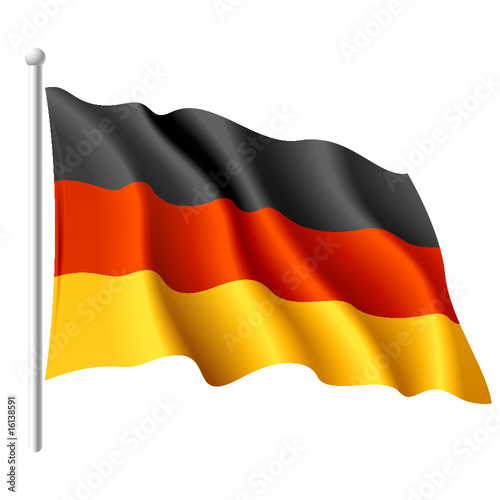 Vektor: German flag. Vector. German flag. Vector.