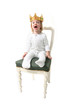 child king isolated child king isolated