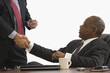 CEOs shaking hands