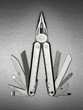 A pair of multifunctional silver pliers