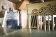 Antique house interior