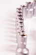 The keys and screws