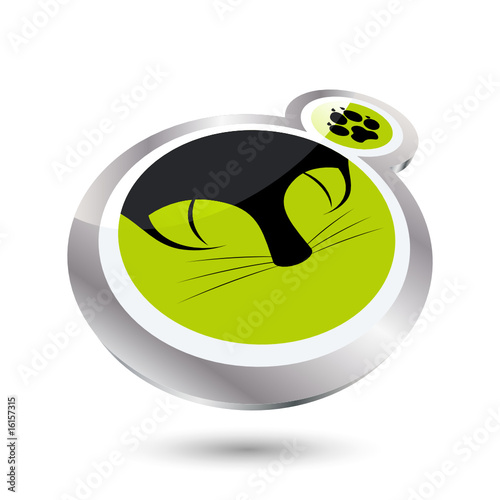 katze tier pfote logo katze tier pfote logo