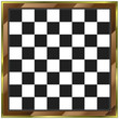 Chess board - Wood with gold