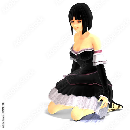 sexy gothic girl