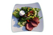 Salat mit Lamm und Schafskäse