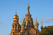 The Church of the Savior on Spilled Blood at sunset The Church of the Savior on Spilled Blood at sunset