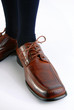 Male shoe on white background. Male shoe on white background.