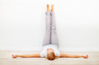 Fit young woman exercising to keep in shape