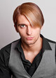 man hairdressing