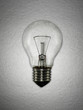 Close up of incandescent lightbulb