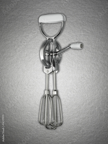 Photo: Old-fashioned egg beater Old-fashioned egg beater