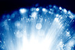 Blue fiber optics