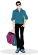 Shopping man