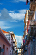 Street in Havana whit Colorful buildings