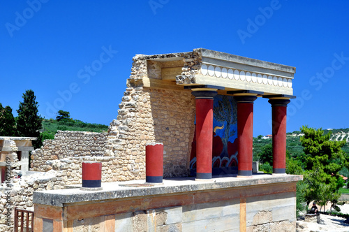 Foto: Archaeological site of Knossos. Minoan Palace. Crete. Archaeological site of Knossos. Minoan Palace. Crete.