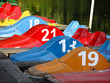 Bunte Tretboote Bunte Tretboote