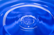 Circles on a water surface made by drop