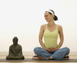Smiling at Buddah