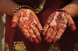Quadro mani decorate con henne
