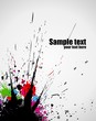 Color paint splashes background Color paint splashes background