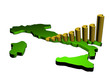 euro graph on Italy