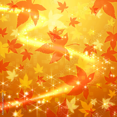 舞い散る紅葉