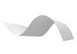 blank curl paper flying in wind blank curl paper flying in wind