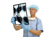 Doctor with x-ray