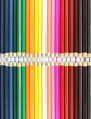 des crayons de couleurs pointes à pointes des crayons de couleurs pointes à pointes