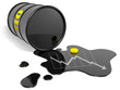 oil barrel down