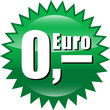 Störer - Null Euro, grün - VEKTOR Störer - Null Euro, grün - VEKTOR