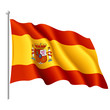 Flag of Spain. Vector. Flag of Spain. Vector.