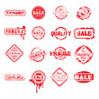 twelve red stamps