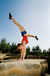 Athletic jump#04