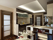 Illustration: kitchen in modern style kitchen in modern style