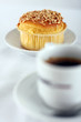 Coffee and sweet cake