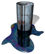 barrel with wasted oil
