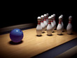 bowling ball before skittles