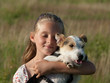 Kind mit Hund