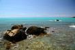 Azure coast in Rosignano in Italy