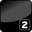 Button, Vektor-Icon mit Nummerierung