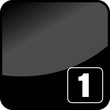Button, Vektor-Icon mit Nummerierung