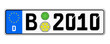 Autokennzeichen 2010