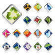 Reális Icon - Ökológia - A webes alkalmazások - Vector
