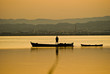 Paisaje con pescador