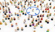 Cartoon Crowd, Circled Out Cartoon Crowd, Circled Out