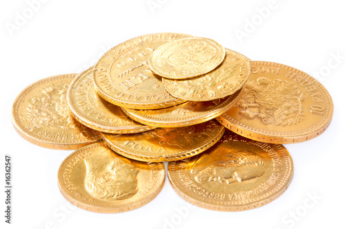 Photo: Old gold coins Old gold coins